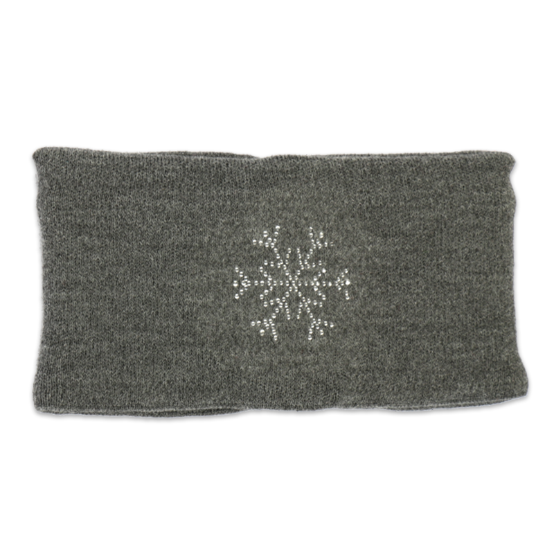 Dámská čelenka s vločkou z kamínků